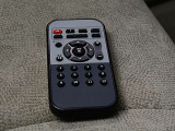 後席からのテレビ操作のリモコンが付いています。