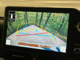 【バックカメラ】駐車時に後方がリアルタイム映像で確認できます。大型商業施設や立体駐車場での駐車時や、夜間のバック時に大活躍!運転スキルに関わらず、今や必須となった装備のひとつです!