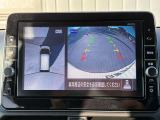 上からまる見えアラウンドビューモニターなので車庫入れもラクラクです♪