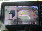 アラウンドビューモニター バックモニターはもちろん、上から見下ろしたようなモニターで駐車の手助けをします。