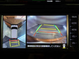 パノラミックビューモニター付きです。車両を上から見たような映像をモニター画面に表示。運転席からの目視では見にくい、車両周辺の状況をリアルタイムでしっかり確認できます。