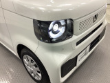 明るく消費電力も少ない【LEDヘッドライト】。雨天時にも明るく照らしてくれます。