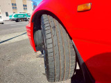 タイヤも国産ダンロップタイヤ!205・40-18を装着しました!