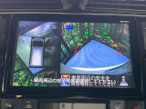 【アラウンドビューモニター】専用のカメラにより、上から見下ろしたような視点で360度クルマの周囲を確認することができます☆死角部分も確認しやすく、狭い場所での切り返しや駐車もスムーズに行えます。