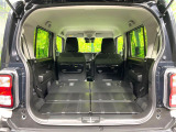 普段のお買い物や通勤、送迎等に十分な荷室スペースを確保しております。セカンドシートを倒すと、大きな荷物の積載も可能です♪