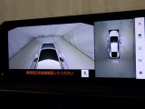パノラミックビューモニターシステムが付いているので車の上から見た映像が確認できますよ。