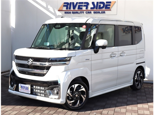 スペーシアカスタムハイブリッド(HYBRID)  XSターボメーカー9型メモリーナビ アップルカープレ