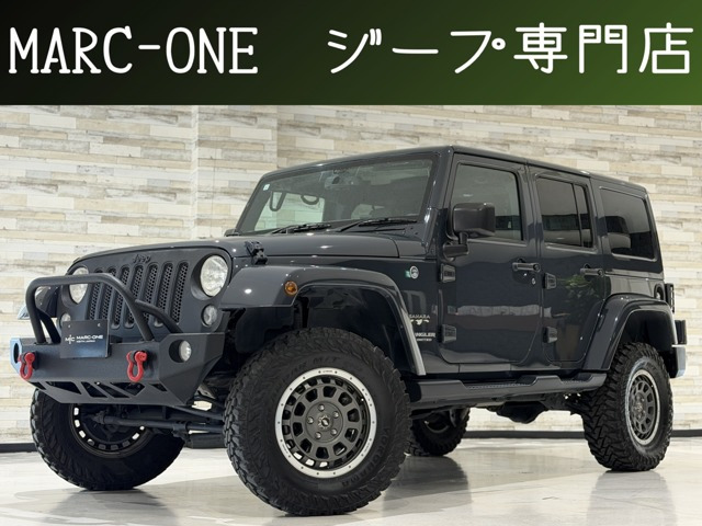 ラングラー アンリミテッド サハラ 4WD 1年保証付/Staradaナビ/フルセグ/Bluetooth