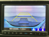 バックでの車庫入れも安心です! リアカメラが付いているバックモニター付のナビを装備しております。操作線もついており距離感も画面から確認できます。