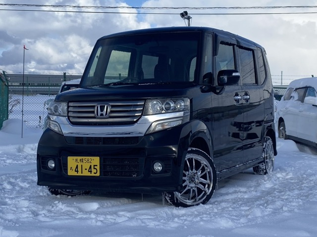 N-BOXカスタムG ターボ SSパッケージ 4WD純正ナビ・バックカメラ・両側パワスラ