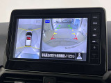 【全周囲カメラ】車両周囲の障害物の位置をモニターでチェックすることができます☆運転中や駐車時などの周囲の安全をサポートしてくれます☆