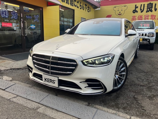 SクラスS500 4マチック AMGライン (ISG) 4WDSR ブラックレザーエクスクルーシブ ブル