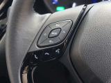 ステアリングスイッチ付き。前方から目を離すことなく操作することが可能です。