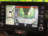 【パノラミックビューモニター】専用のカメラにより、上から見下ろしたような視点で360度クルマの周囲を確認することができます☆死角部分も確認しやすく、狭い場所での切り返しや駐車もスムーズに行えます。【プ