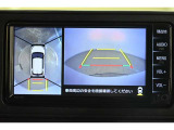 専用のカメラにより、上から見下ろしたような視点で360度クルマの周囲を確認することができます☆縦列駐車や幅寄せ時に活躍してくれます