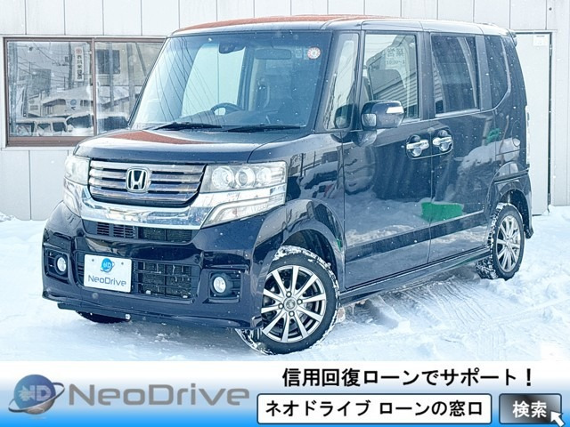N-BOXカスタムG Aパッケージ 4WD1年保証 片側パワースライドドア