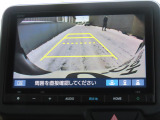 リアワイドカメラシステム!従来の視野に加えて、後方側方を約180&deg;まで見えるワイドビューと、後方を真上から見たような視野で駐車時などに便利なトップダウンビューの3つの視野があります!