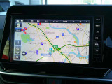 大画面の純正メモリーナビ付きなので遠方へのドライブも快適ですよ♪