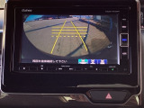 便利な3ビュー切り替え、ガイド線表示付きのバックカメラです。後退時、後方の視界をサポートします