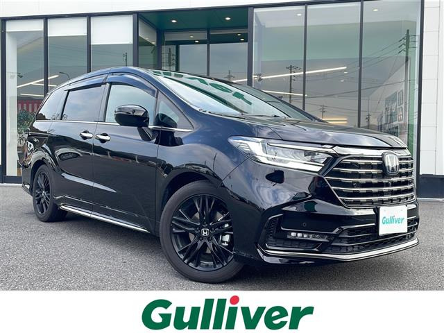 オデッセイ2.0 e:HEV アブソルート EX ブラックエディション本革シート ワンオーナー