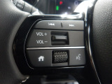 ハンドルにオーディオの操作スイッチが装備されています!視線を前方から外さずハンドルから手を離さずに操作できるのでとっても安全ですね♪