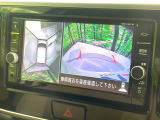 【アラウンドビューモニター】専用のカメラにより、上から見下ろしたような視点で360度クルマの周囲を確認することができます☆死角部分も確認しやすく、狭い場所での切り返しや駐車もスムーズに行えます。