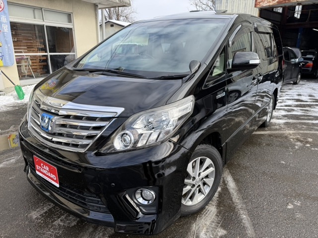 アルファードハイブリッド2.4 SR 4WDプレミアムサウンド/OPナビ/フルセグ/BT対