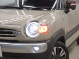 LEDヘッドライトです。デザイン性がよくとても明るいので、夜間の走行や悪天候でも安心です。しかも長寿命!
