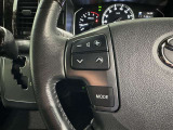 ステアリングスイッチ装備!運転しながら手元でオーディオの操作などができます。