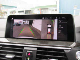 高画質の全方位カメラとなります。コーナーセンサー状況と並行して確認できます。
