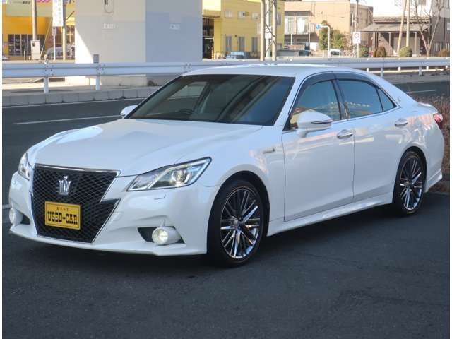 トヨタ クラウンアスリート ハイブリッド 2.5 G 純正ナビ 地デジ