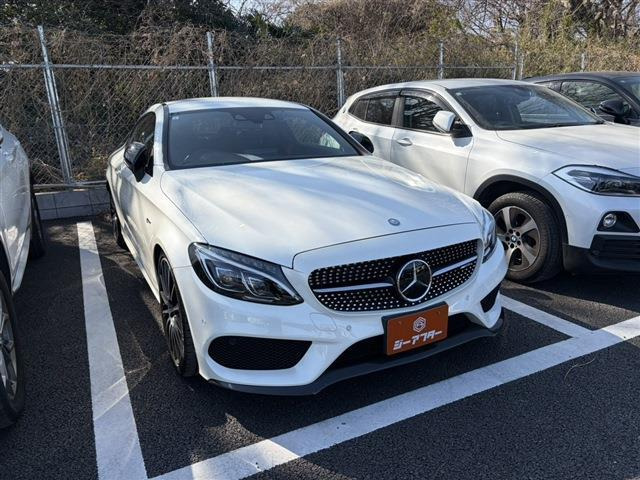 CクラスクーペAMG C43 4マチック 4WD禁煙車 ブルメスターサウンド 黒革シート