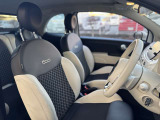 500のロゴが入ったハーフレザーのキルティングシート。