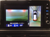 【マルチビューカメラ】周囲の状況を多彩なビューでナビ画面に表示します。駐車場や見通しの悪い交差点での安心感を高めます♪