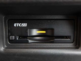 ETC車載器付きです。高速道路の料金所もスムーズに通過できます。