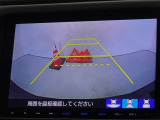 バックカメラを装備しています、車庫入れもラクラクです。