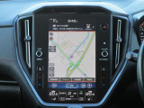 11.6インチのセンターインフォメーションディスプレイ装備!ナビ・オーディオ・空調コントロール・ドライブモードセレクト等々、多岐にわたる情報の表示が可能です!表示はナビ地図です。