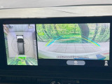 【アラウンドビューモニター】専用のカメラにより、上から見下ろしたような視点で360度クルマの周囲を確認することができます☆死角部分も確認しやすく、狭い場所での切り返しや駐車もスムーズに行えます。