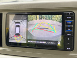 【パノラマモニター】専用のカメラにより、上から見下ろしたような視点で360度クルマの周囲を確認することができます☆縦列駐車や幅寄せ時に活躍してくれます♪