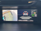 インパネ上のサブモニターです 死角になる左前方も確認できて安心! 後方の障害物の接近はアラーム音と簡易表示でお知らせします その の車両状況を切り替え表示できます