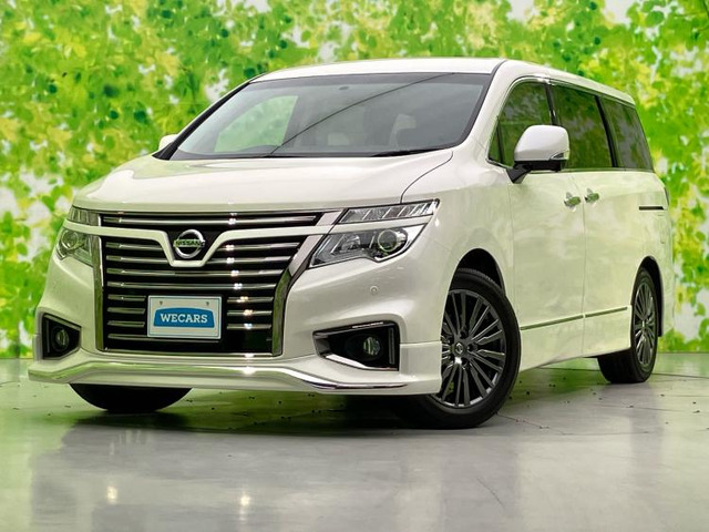 エルグランド3.5 ハイウェイスターホワイトレザーアーバンクロム