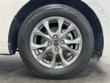 【純正15インチアルミホイール】社外ホイールの取付、ホイールなどのコーティングもご用意。タイヤはご納車前、空気圧や残り溝等しっかりと点検させていただきます!