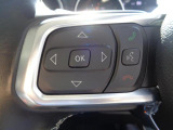 車両の様々なコントロールを行うスイッチ類が集約したステアリング。