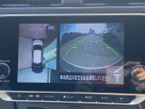 アラウンドビューモニターで車の周辺状況をナビ画面で確認できます☆