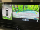 【アラウンドビューモニター】専用のカメラにより、上から見下ろしたような視点で360度クルマの周囲を確認することができます☆死角部分も確認しやすく、狭い場所での切り返しや駐車もスムーズに行えます。