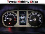 昼間でもくっきり見やすい、高質感メーターです。