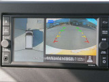 アラウンドビューモニターは車両の上空から見下ろすような映像で全方向見れるので、車庫入れが楽になります♪