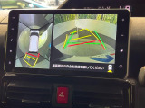 【パノラマモニター】専用のカメラにより、上から見下ろしたような視点で360度クルマの周囲を確認することができます☆死角部分も確認しやすく、狭い場所での切り返しや駐車もスムーズに行えます。