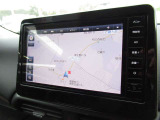 日産純正カーナビゲーション・大画面表示で地図も見やすく、初めての道もこれがあれば安心ですね。