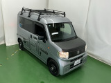 ルーフキャリアついてます!大きな荷物があっても室内を広く使えますよ